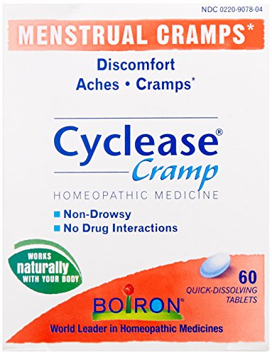 Product Cover Boiron Homeopathic Medicine Cyclease Cramp Tablets for Menstrual Cramps, Homeopathic Medicine, 60-Count Box