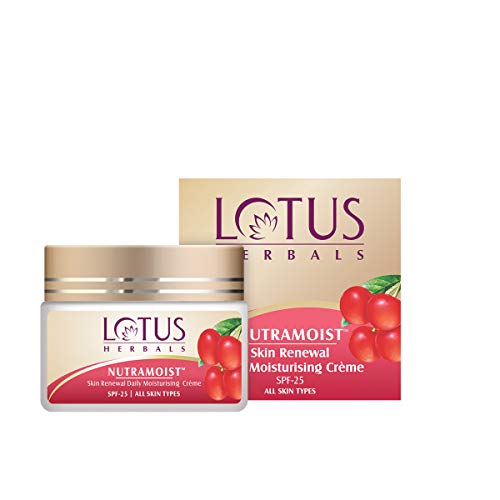Product Cover Lotus Herbals Skin Renewal Daily Moisturizing Creme SPF 25 - Nutramoist 50g