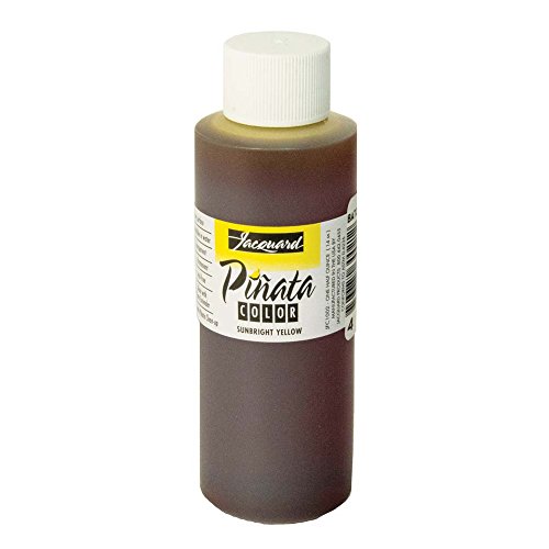 Product Cover Pinata Sunbright Yellow Alcohol Ink That by Jacquard, Professional and Versatile Ink That Produces Color-Saturated and Acid-Free Results, 4 Fluid Ounces, Made in The USA