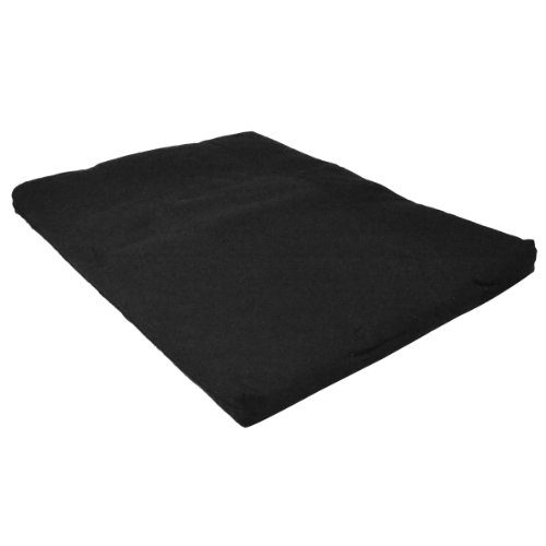 Product Cover Yoga Direct 100-Percent Cotton Zabuton Meditation Cushion, Black