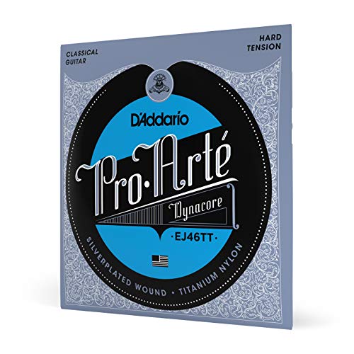 Product Cover D'Addario EJ46TT ProArte DynaCore Classical Guitar Strings, Titanium Trebles, Hard Tension