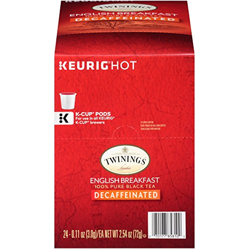 Product Cover Twinings of London Decaffeinated English Breakfast Tea K-Cups for Keurig, 24 Count (Pack of 1)