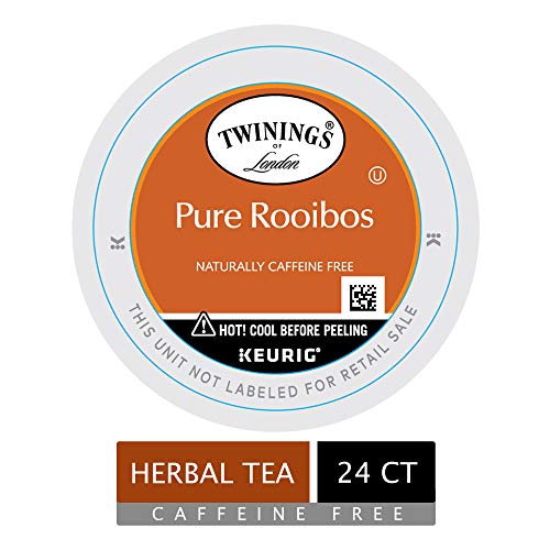 Product Cover Twinings of London Pure Rooibos Herbal Tea K-Cups for Keurig, 24 Count