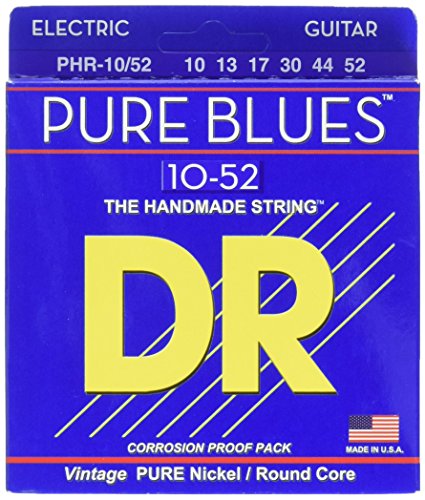 Product Cover DR Strings PURE BLUES Electric Guitar Strings (PHR-10/52)