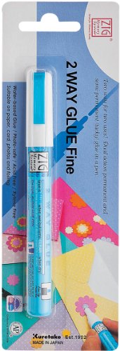 Product Cover Zig Memory System Two Way Glue Pen, Carded, Fine Tip