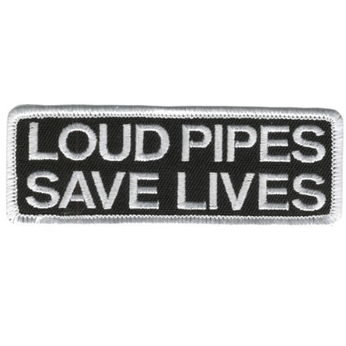 Product Cover Hot Leathers Loud Pipes Save Lives Patch (4