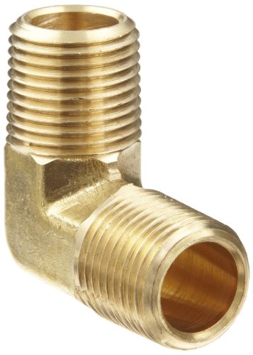 Product Cover Anderson Metals Brass Pipe Fitting, 90 Degree Forged Elbow, 1/2
