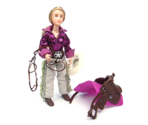Product Cover Breyer Classics Kaitlyn Cowgirl - Rider for Classics Toy Horses (1: 12 Scale), 6