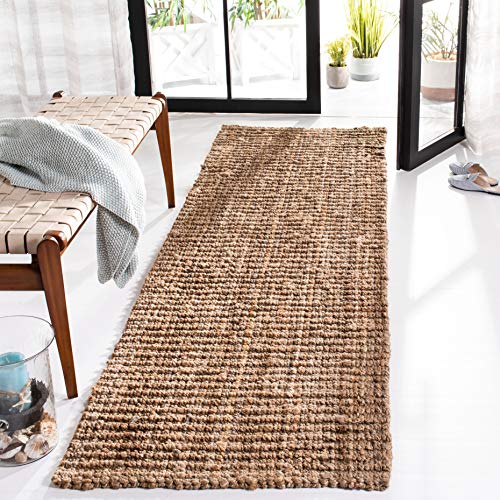 Product Cover Safavieh Natural Fiber Collection NF447A Hand Woven Natural Jute Runner (2' x 8')