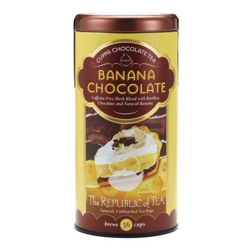 Product Cover The Republic of Tea Banana Cuppa Chocolate Tea Bags, 36 Tea Bags
