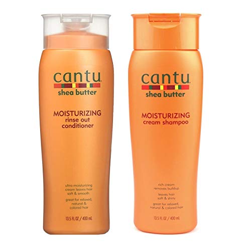 Product Cover Cantu Moisturizing Cream Shampoo 13.5 oz & Moisturizing Rinse Out Conditioner 13.5 oz