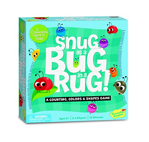 Product Cover Peaceable Kingdom Snug as a Bug in a Rug Award Winning Preschool Skills Builder Game for Kids