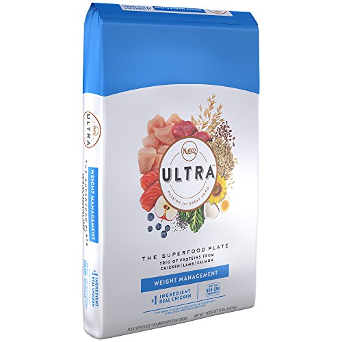 Product Cover Nutro Ultra Adult Weight Management Dry Dog Food With A Trio Of Proteins From Chicken, Lamb And Salmon, 15 Lb. Bag
