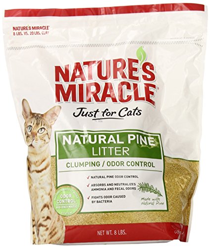 Product Cover Nature's Miracle Natural Pine Clumping Litter, 8-Pound (P-5362)