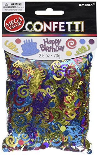 Product Cover Amscan AMI 369162 Party Supplies, 2 1/5 oz, Multicolor