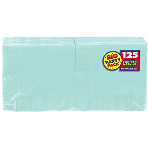 Product Cover Robin's Egg Blue Luncheon Paper Napkins Big Party Pack, 125 Ct.
