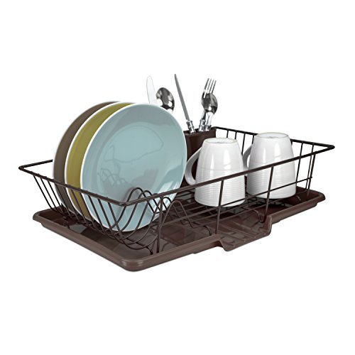 Product Cover Home Basics DD30236 Dish Drainer Set (3 Piece), Bronze