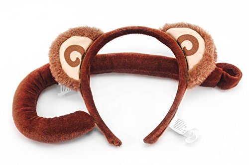 Product Cover elope Monkey Ears Costume Headband and Tail Kit for Kids