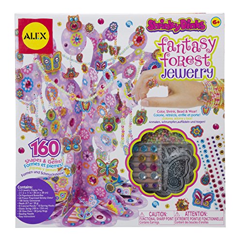 Product Cover Shrinky Dinks Fantasy Forest Jewelry Kit Kids Art and Craft Activity