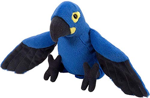 Product Cover Wild Republic Hyacinth Macaw Plush, Stuffed Animal, Plush Toy, Gifts for Kids, Cuddlekins 8 Inches