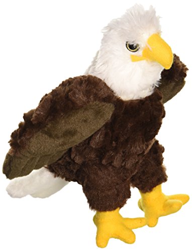 Product Cover Wild Republic Bald Eagle Plush, Stuffed Animal, Plush Toy, Gifts for Kids, Cuddlekins 8 Inches