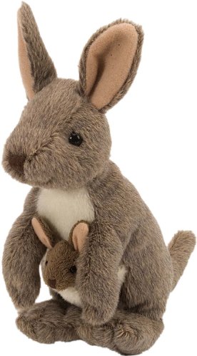 Product Cover Wild Republic Kangaroo with Joey Plush, Stuffed Animal, Plush Toy, Gifts for Kids, Cuddlekins 8 Inches