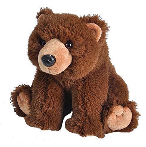 Product Cover Wild Republic Brown Bear Plush, Stuffed Animal, Plush Toy, Gifts for Kids, Cuddlekins 12 Inches