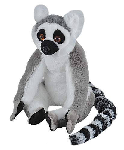Product Cover Wild Republic Ring Tailed Lemur Plush, Stuffed Animal, Plush Toy, Gifts for Kids, Cuddlekins 12 Inches