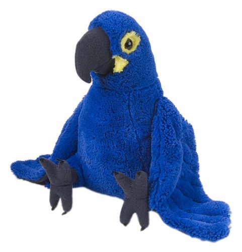 Product Cover Wild Republic Hyacinth Macaw Plush, Stuffed Animal, Plush Toy, Gifts for Kids, Cuddlekins 12 Inches