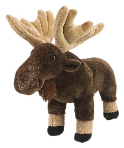 Product Cover Wild Republic Moose Plush, Stuffed Animal, Plush Toy, Gifts for Kids, Cuddlekins 12