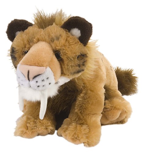 Product Cover Wild Republic Smilodon Plush, Stuffed Animal, Plush Toy, Gifts for Kids, Cuddlekins 12 Inches
