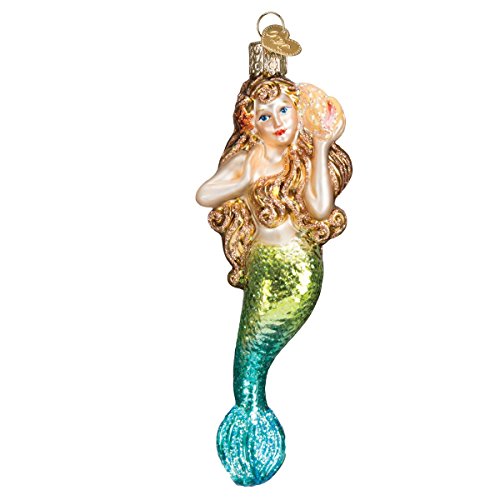 Product Cover Old World Christmas Mermaid Sea and Water Animals Glass Blown Ornaments for Christmas Tree
