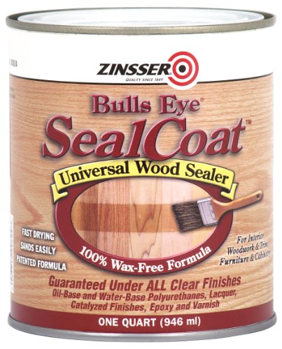 Product Cover Rust-Oleum Zinsser 824H 1-Quart Bulls Eye Sealcoat Wood Sealer, Clear