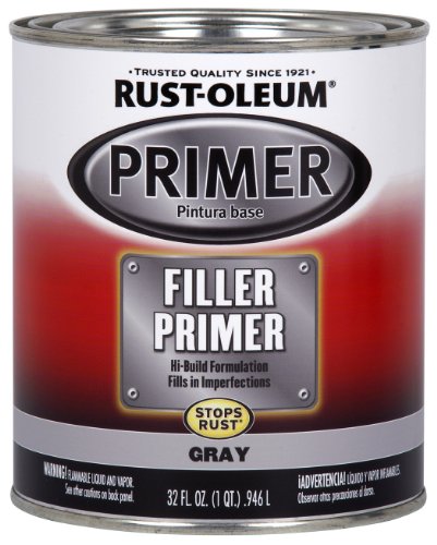 Product Cover Rust-Oleum Automotive 254863 32-Ounce Filler Primer Quart, Gray