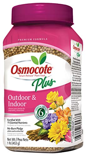 Product Cover Osmocote 274150, 1-Pound Fertilizer Plus Outdoor and Indoor Smart-Release Plant Food, 1 LB