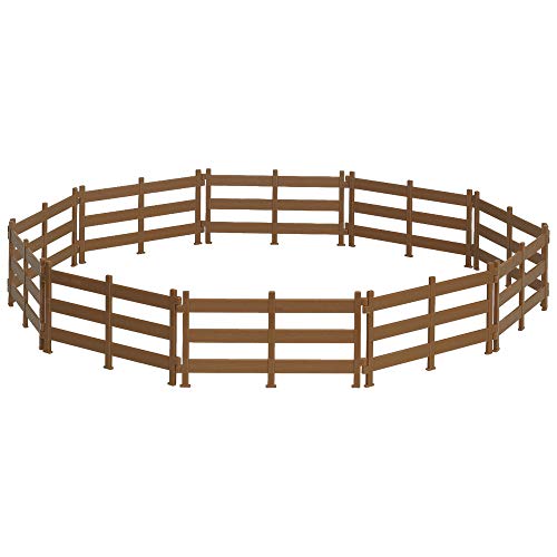 Product Cover Breyer Freedom Series (Classics) Horse Corral Fencing Accessories Set | 10Piece Accessory Set | 1: 12 Scale (Classics) | Model #61064
