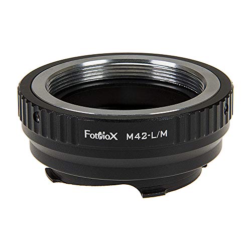 Product Cover Fotodiox Lens Mount Adapter with Leica 6-Bit M-Coding - M42 Type 2 (42mm x1 Screw Mount) Lens to Leica M Mount Rangefinder Camera Body