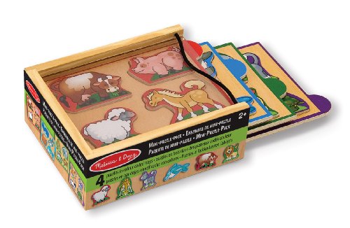 Product Cover Melissa & Doug Animals Mini-Puzzle Pack [Toy]