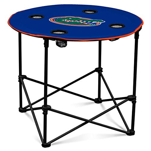 Product Cover Florida Gators Collapsible Round Table with 4 Cup Holders and Carry Bag