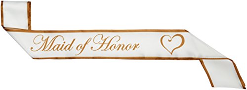 Product Cover Maid Of Honor Satin Sash Party Accessory (1 count) (1/Pkg)