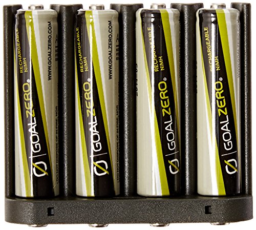 Product Cover Goal Zero 11407 AAA NiMH Rechargeable Battery 4 Pack with AAA Insert for Guide 10 Plus
