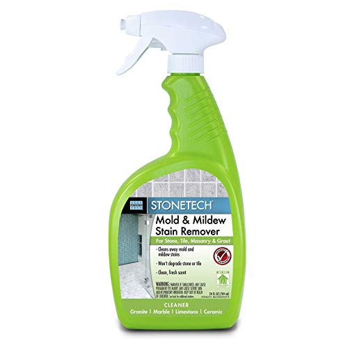 Product Cover StoneTech Mold & Mildew Stain Remover, Cleaner for Natural Stone, 24-Ounce (.710L) Spray Bottle