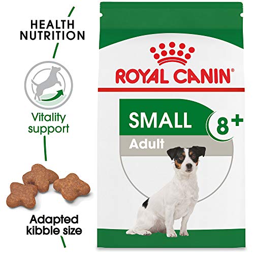 Product Cover Royal Canin Small Adult 8+ Dry Dog Food for Older Small Breed Dogs, 2.5 lb. bag