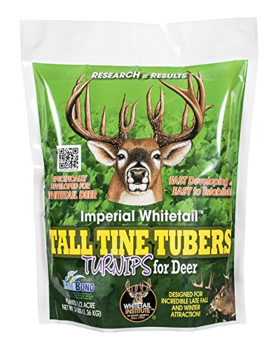 Product Cover Whitetail Institute Imperial Tall Tine Tubers Food Plot Seed (Fall Planting), 3-Pound (.5 Acres)