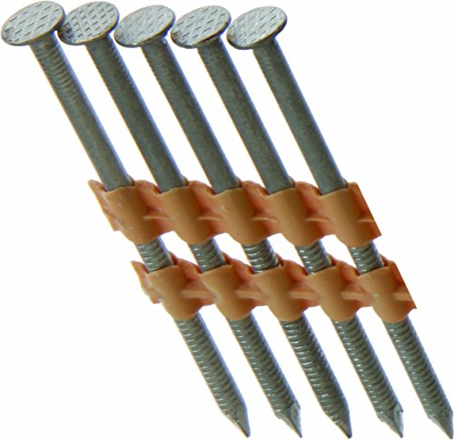 Product Cover Grip Rite Prime Guard GR408HG1M 21 Degree Plastic Strip Round Head Exterior Galvanized Collated Framing Nails, 3