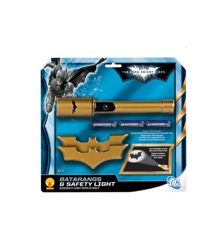 Product Cover Batman: The Dark Knight Rises: Batarangs and Safety Light (Gold)