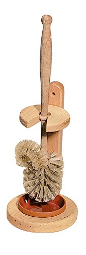 Product Cover Redecker Natural Pig Bristle Toilet-Brush with Untreated Beechwood Handle, 14-1/2-Inches