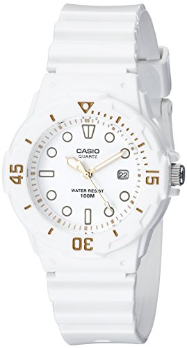 Product Cover Casio Women's LRW200H-7E2VCF Dive Series Diver-Look White Watch