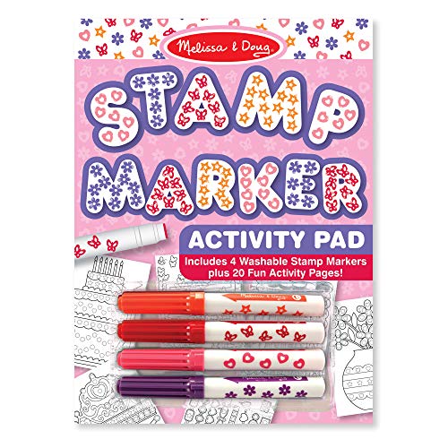 Product Cover Melissa & Doug Stamp Marker Activity Pad - Butterflies, Hearts, Flowers, and Stars