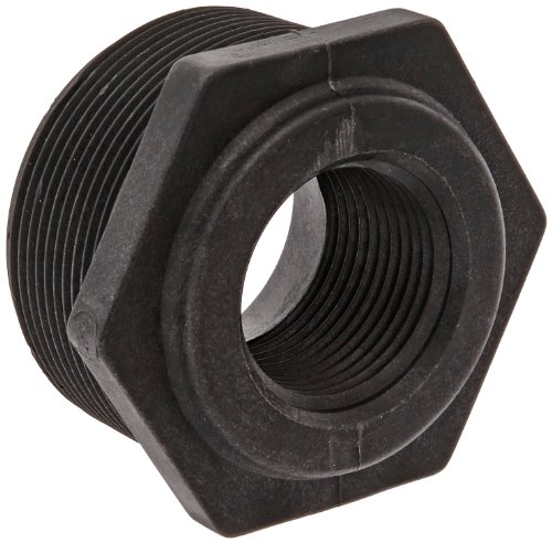 Product Cover Banjo RB200-100 Polypropylene Pipe Fitting, Reducing Bushing, Schedule 80, 2 NPT Male x 1